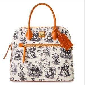 NWOT Auth Dooney & Bourke Disney Alice in Wonderland Queen of Hearts Satchel